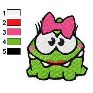 Miss OmNom Embroidery Design